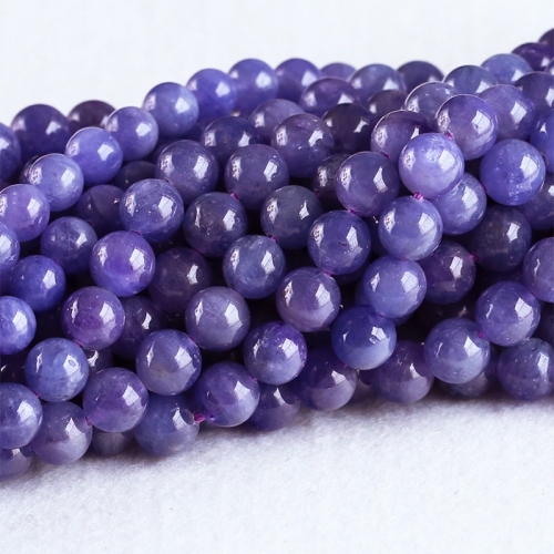 AAA High Quality Natural Genuine Tanzania Tanzanite Dark Purple Blue Gemstone stones Round Loose Beads 7mm 8mm 05306