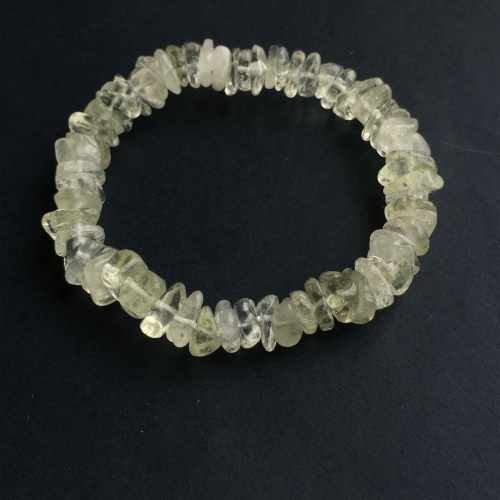 Natural Genuine  Clear Yellow Libyan meteorite Asiderite Uranolite Ceraunite Aerolite Nugget Beads Bracelets 05235