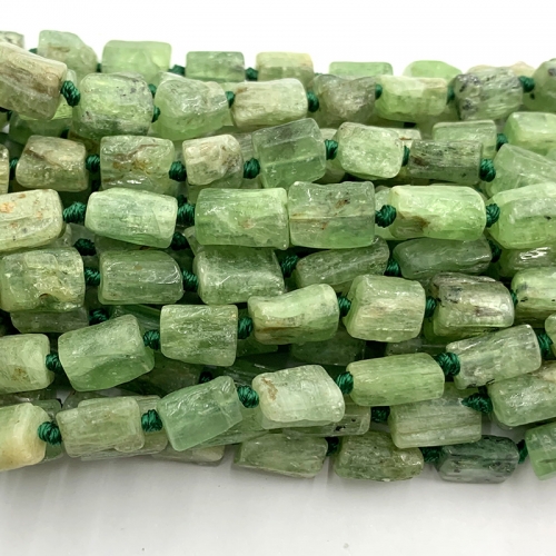 Veemake Natural Genuine Green Kyanite Nugget Free Form rough Beads Jewelry Design Making Bracelets Necklaces Pendants 06519