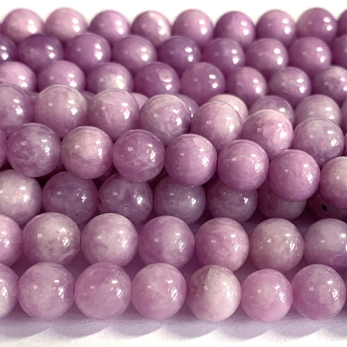 15" Natural Genuine Pink Purple Lepidolite Lèpre Round Loose Gemstone Stone Jewelry Necklaces Bracelets Beads 4-12mm 07137