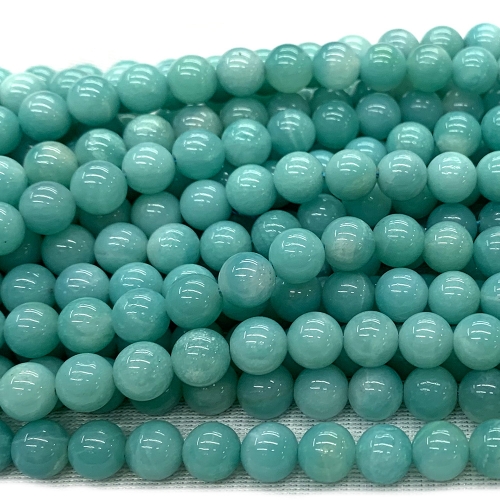 Wholesale Natural AAA High Quality Green Blue Amazonite Round Loose Beads 4mm 6mm 8mm 10mm 12mm 14mm 02834