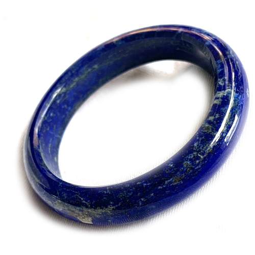 Real Genuine Natural Dark Blue Lapis Lazuli Bangle 53mm 2.08 inch Bangles 07683