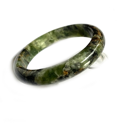 Real Genuine Natural Canada Green Jade Bracelet Bangles 57mm 2.23 inch 07680