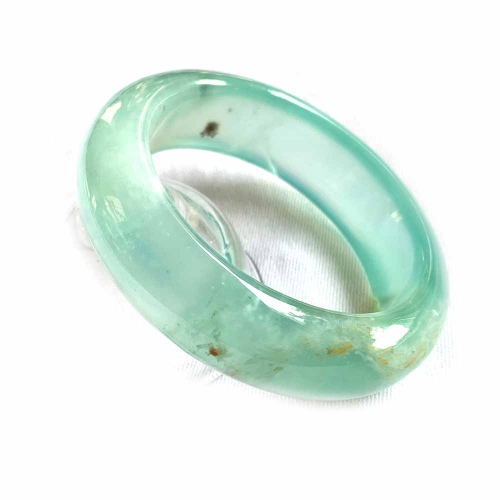 High Quality Real Genuine Natural Blue Green Serpentine Jade Bangles Bracelet Bangle 54mm 2.15 inch 07790