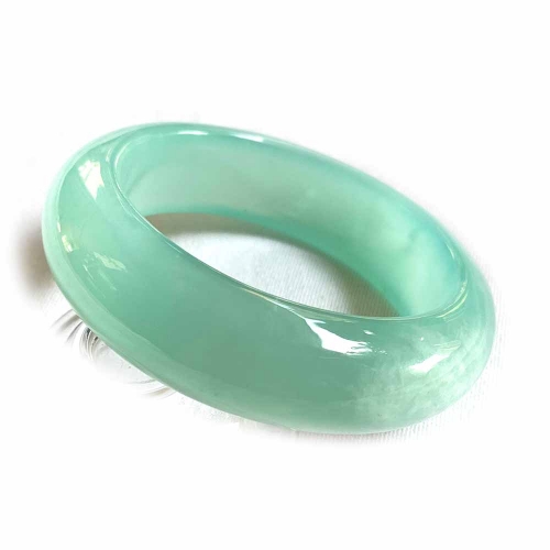 High Quality Real Genuine Natural Blue Green Serpentine Jade Bracelet Bangle Bangles 57mm 2.23 inch 07786