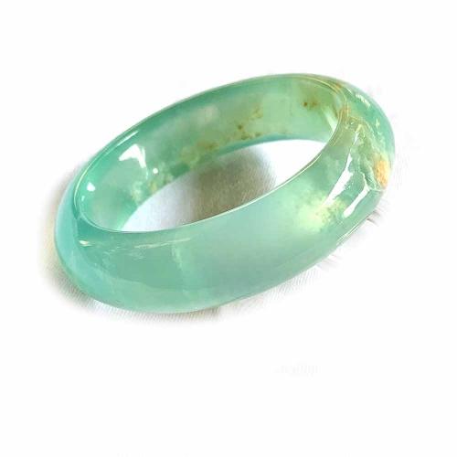 High Quality Real Genuine Natural Blue Green Serpentine Jade Bracelet Bangle Bangles 54mm 2.15 inch 07787