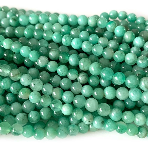 High Quality Genuine Natural Green Emerald Semi-precious Stones Round Necklaces Bracelets Jewelry Loose Beads 15.5" 07909