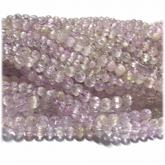 15.5" Veemake Natural Genuine Green Pink Purple Kunzite Spodumene Hiddenite Cat's Eye Round Loose Gemstone Beads Necklaces Bracelets 6-12mm  08301